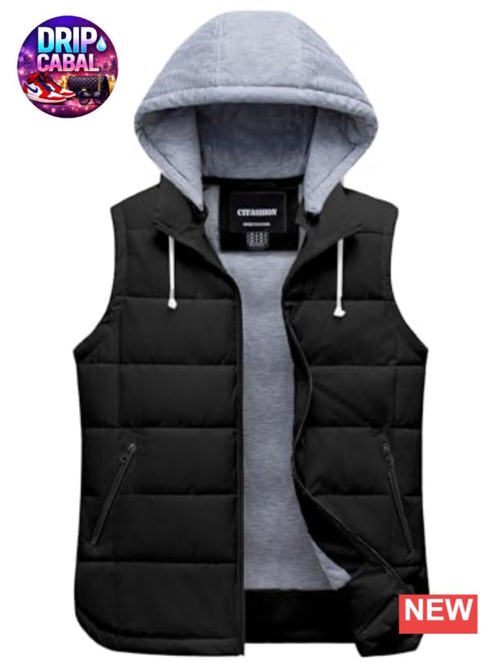 Women's Puffer Vest Winter Sleeveless Jacket Insulated Quilted Waistcoat with